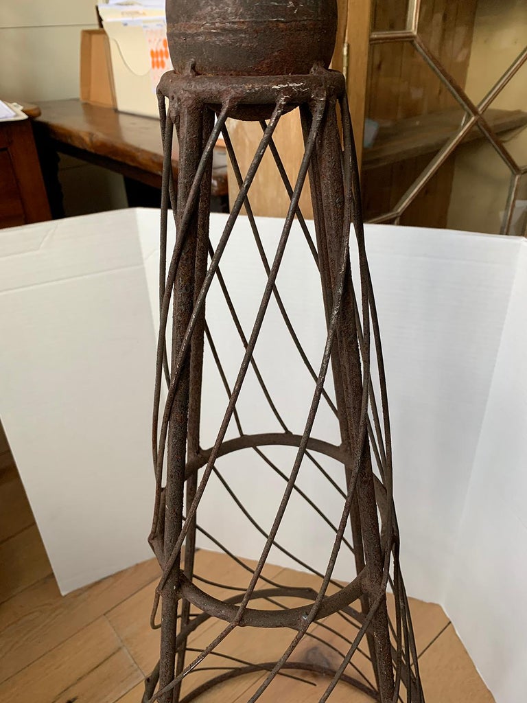 19th20th Century Iron Cone Topiary For Sale at 1stDibs cone topiary