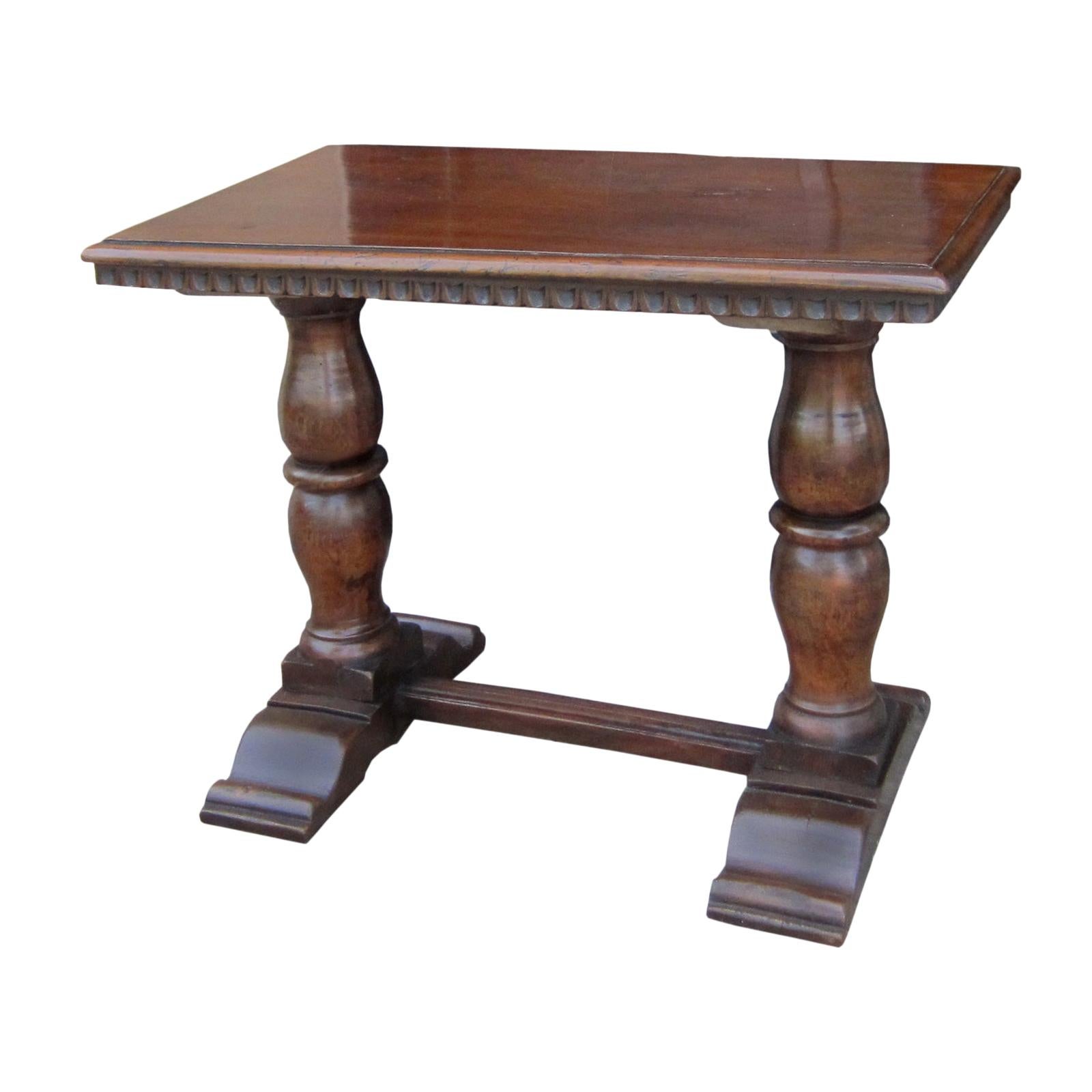 19th-20th Century Italian Style Trestle Drinks Table Composed of Early Elements
