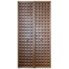 19e-20e siècle, Jaipur, Rajasthan, nord de l'Inde, portes en argent