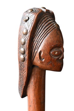 19th-20th Century Ovimbundu Staff Finial, Angola — Provenance Pierre Dartevelle