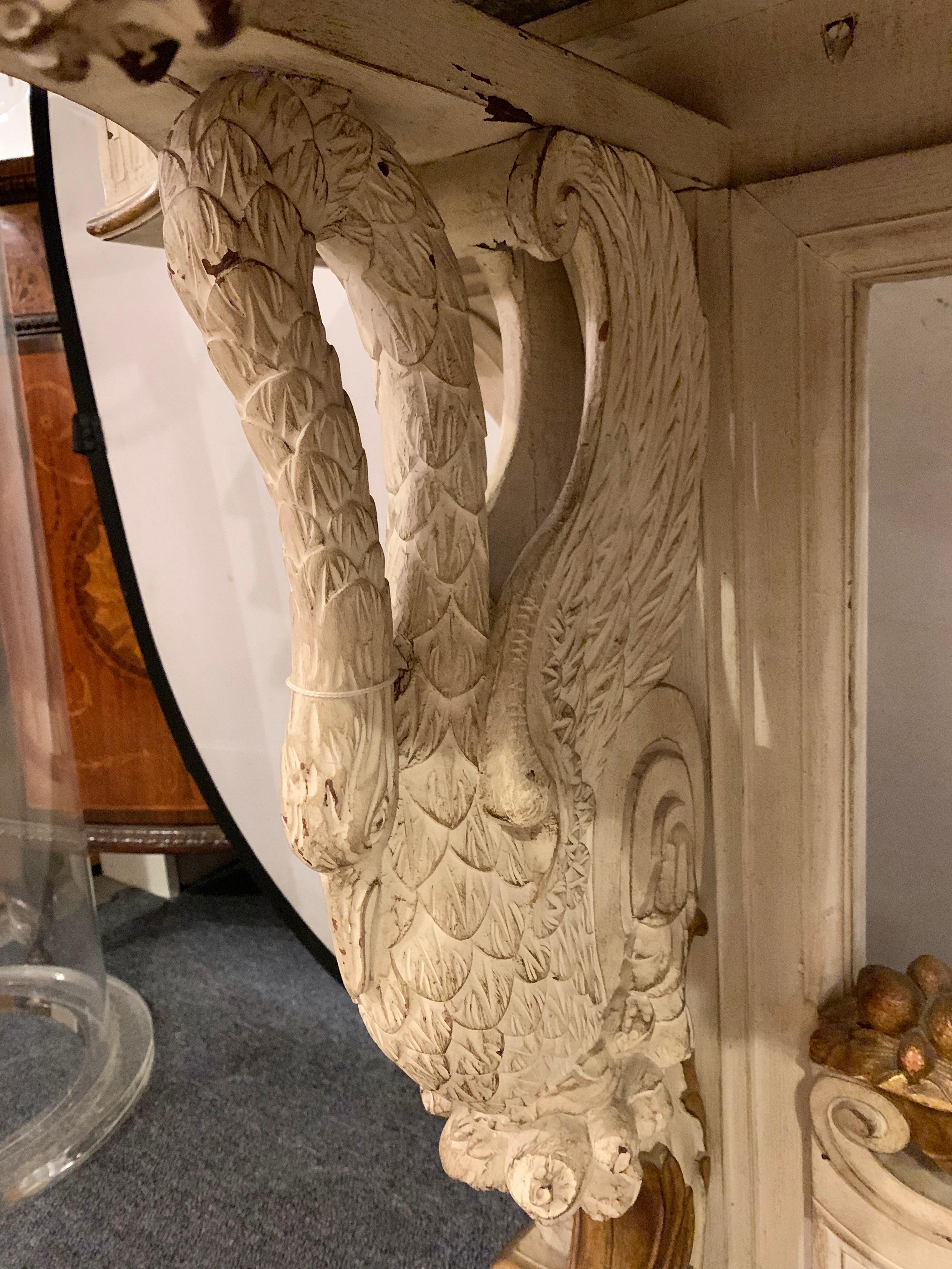 19th-20th Century Painted and Parcel Gilt Console Sideboard or Server 6