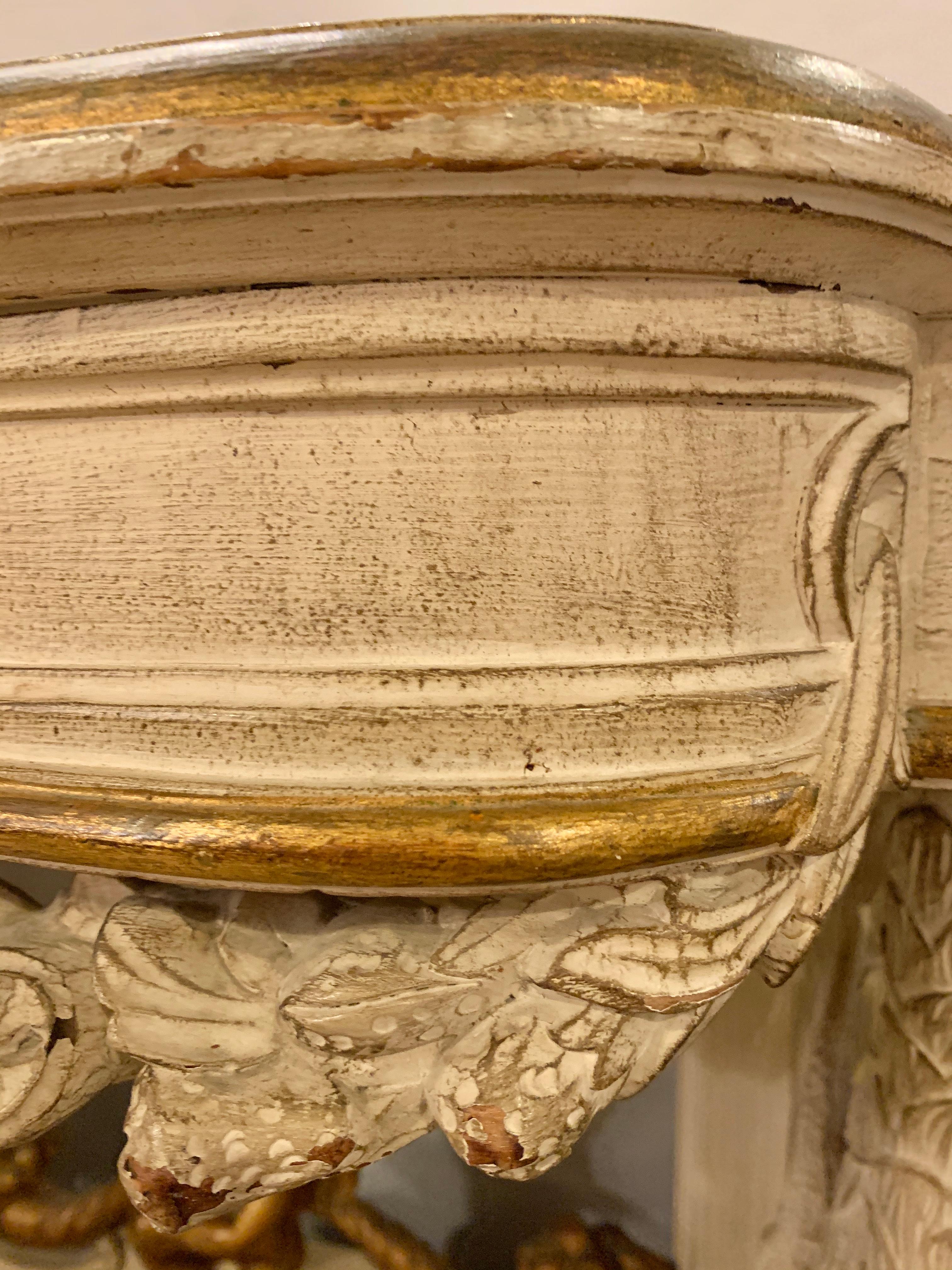 19th-20th Century Painted and Parcel Gilt Console Sideboard or Server 13