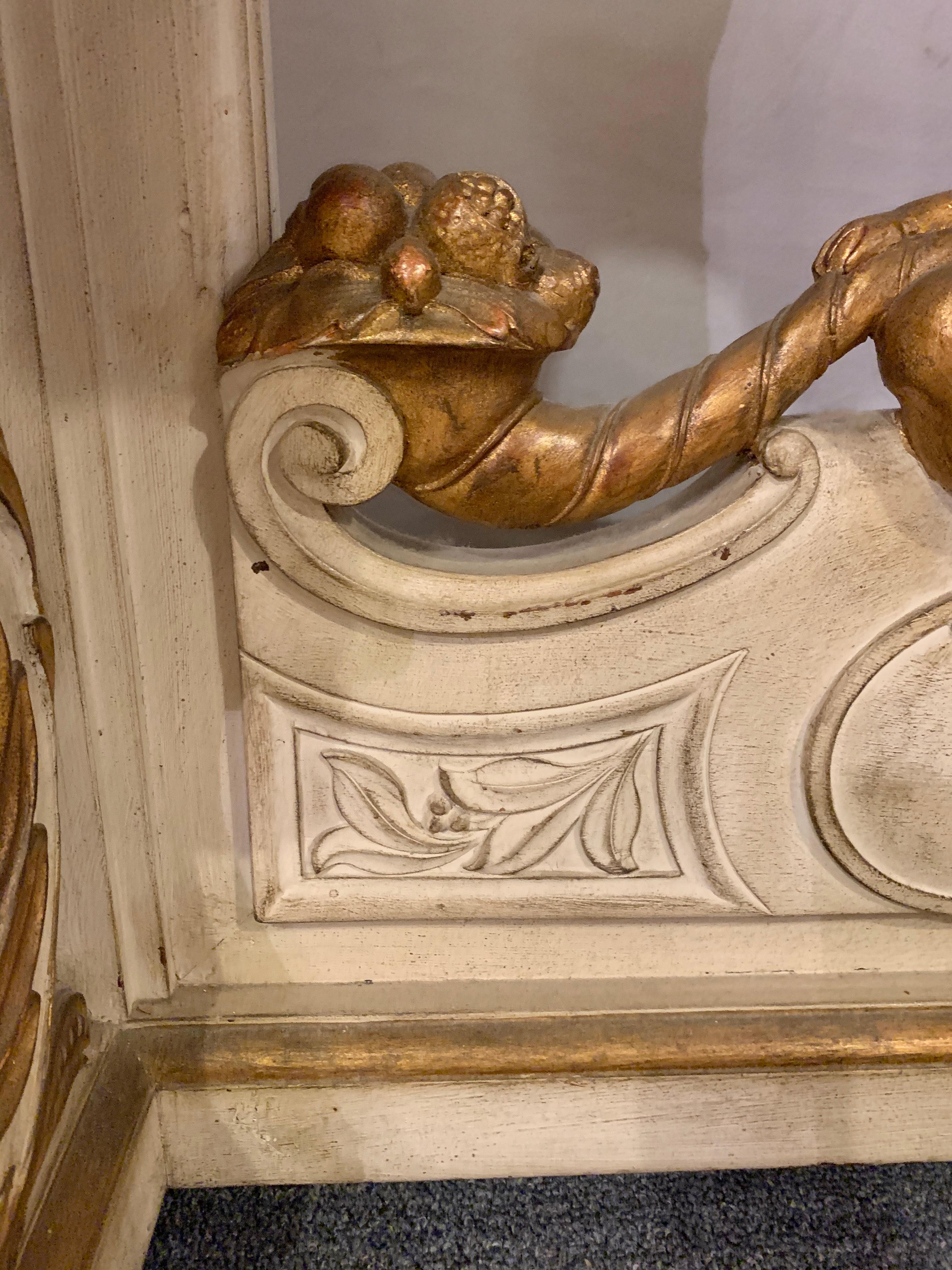 19th-20th Century Painted and Parcel Gilt Console Sideboard or Server 4