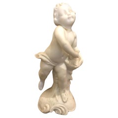 19th-20th Century Porcelain Putti Figure