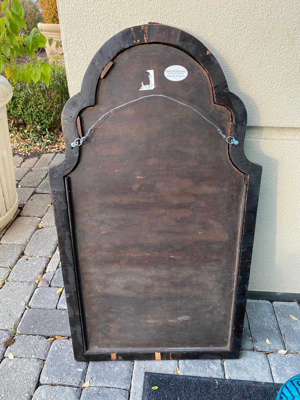19th-20th Century Queen Anne Style Maybe Faux Tortoise Shell Mirror 5