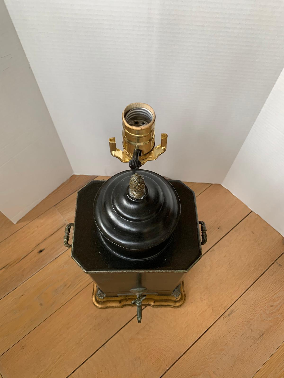 19th-20th Century Regency Style Hot Water Urn as Lamp 13