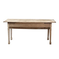 19th - 20th Century Swedish Gustavian Farm, Kitchen Folding Pinewood Table