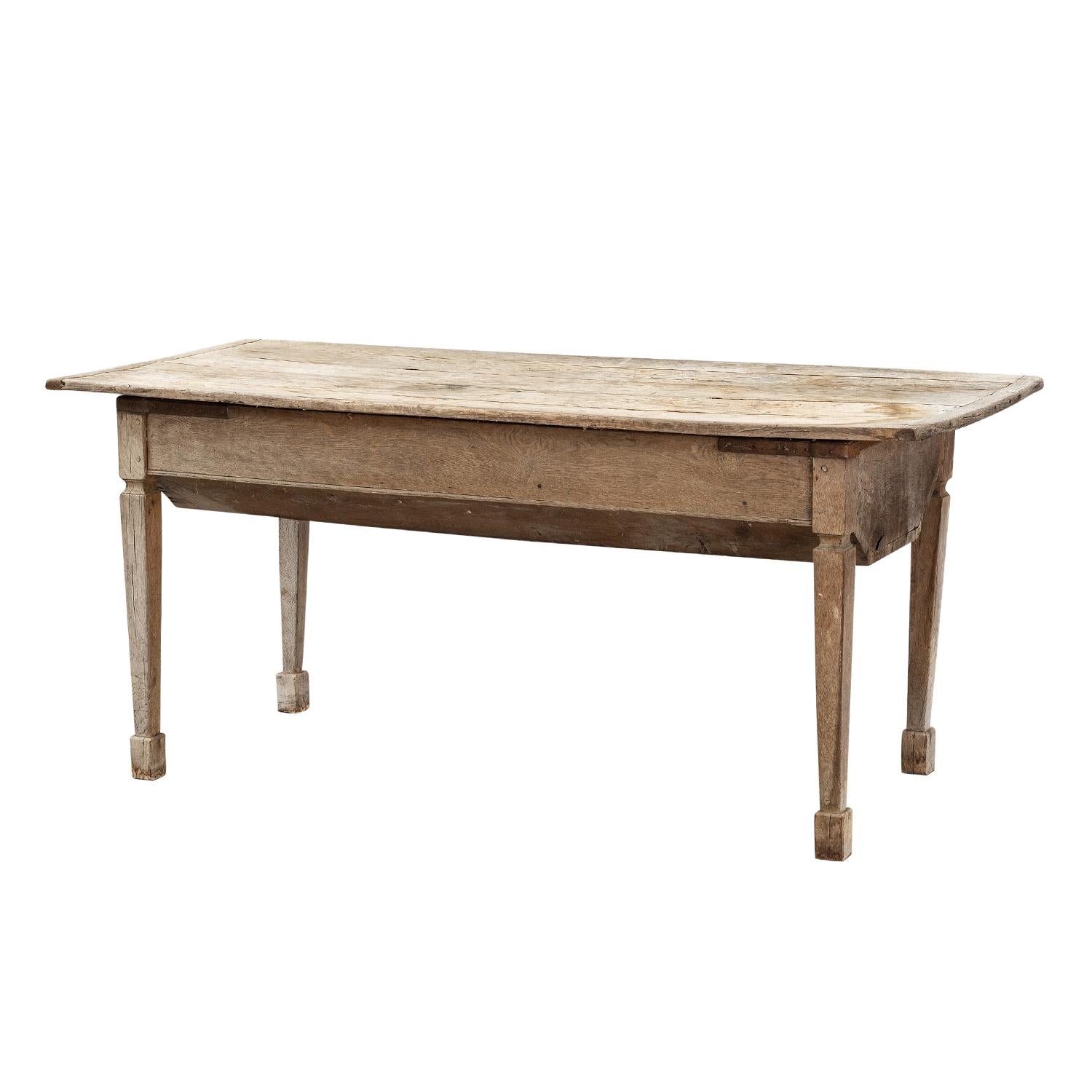 Gustavien Table pliante suédoise gustavienne de ferme et de cuisine du 19ème - 20ème siècle en vente