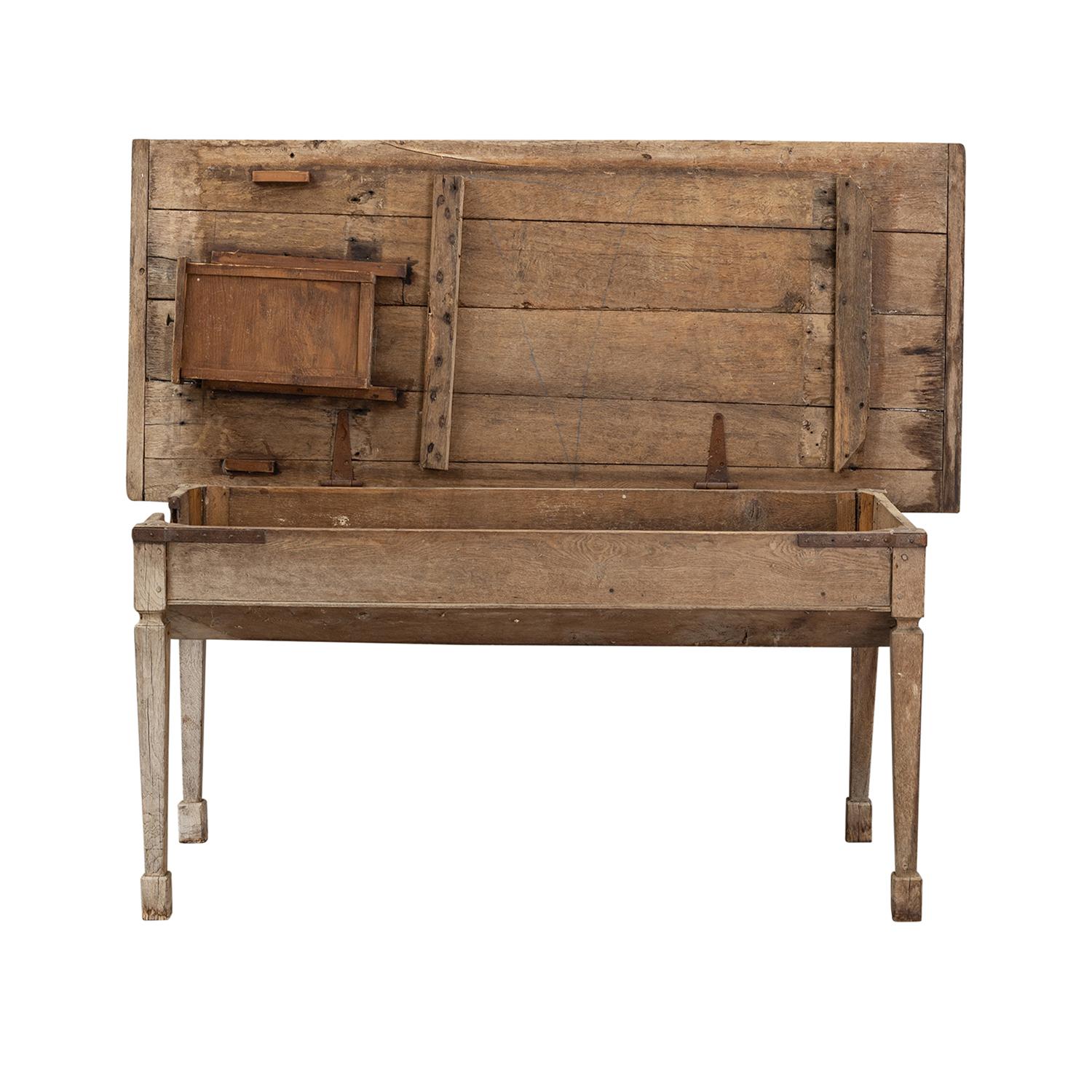 Suédois Table pliante suédoise gustavienne de ferme et de cuisine du 19ème - 20ème siècle en vente