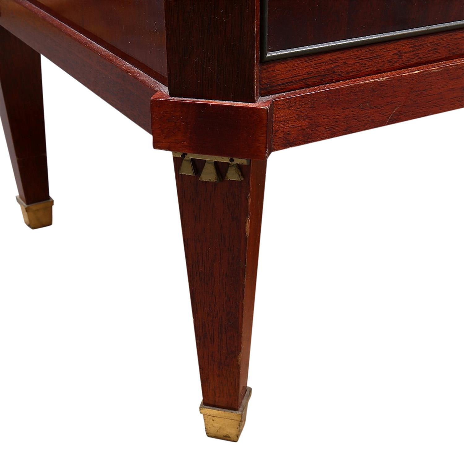 19th Century 19th - 20th Century Swedish Mahogany Chest of Drawers - Antique Stone Cabinet For Sale