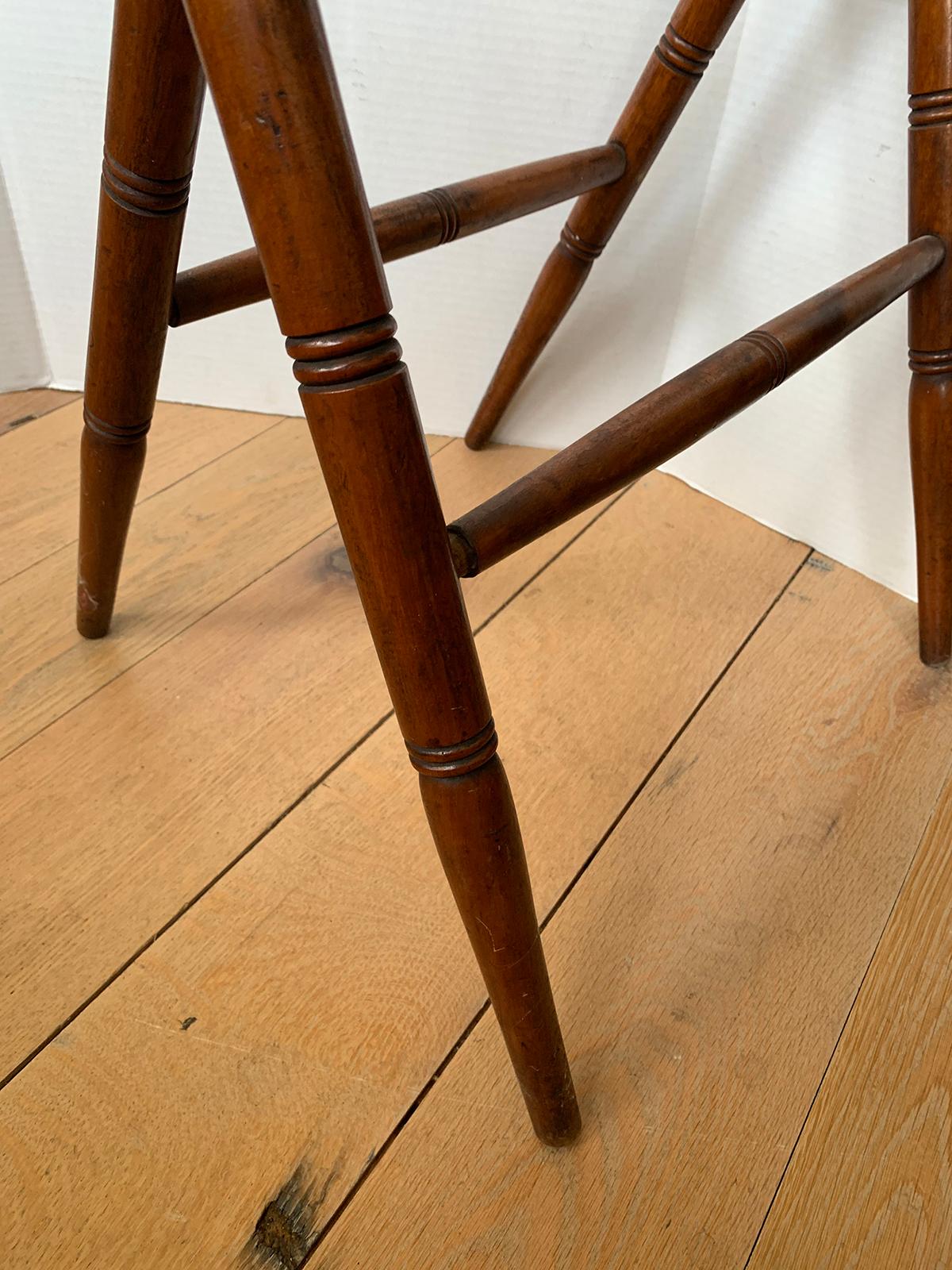 19th-20th Century Wooden Folding Tray Stand For Sale 10