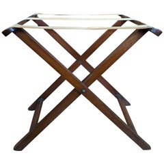 19th-20th Century Wooden Folding Tray Stand