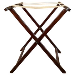 19th-20th Century Wooden Folding Tray Stand