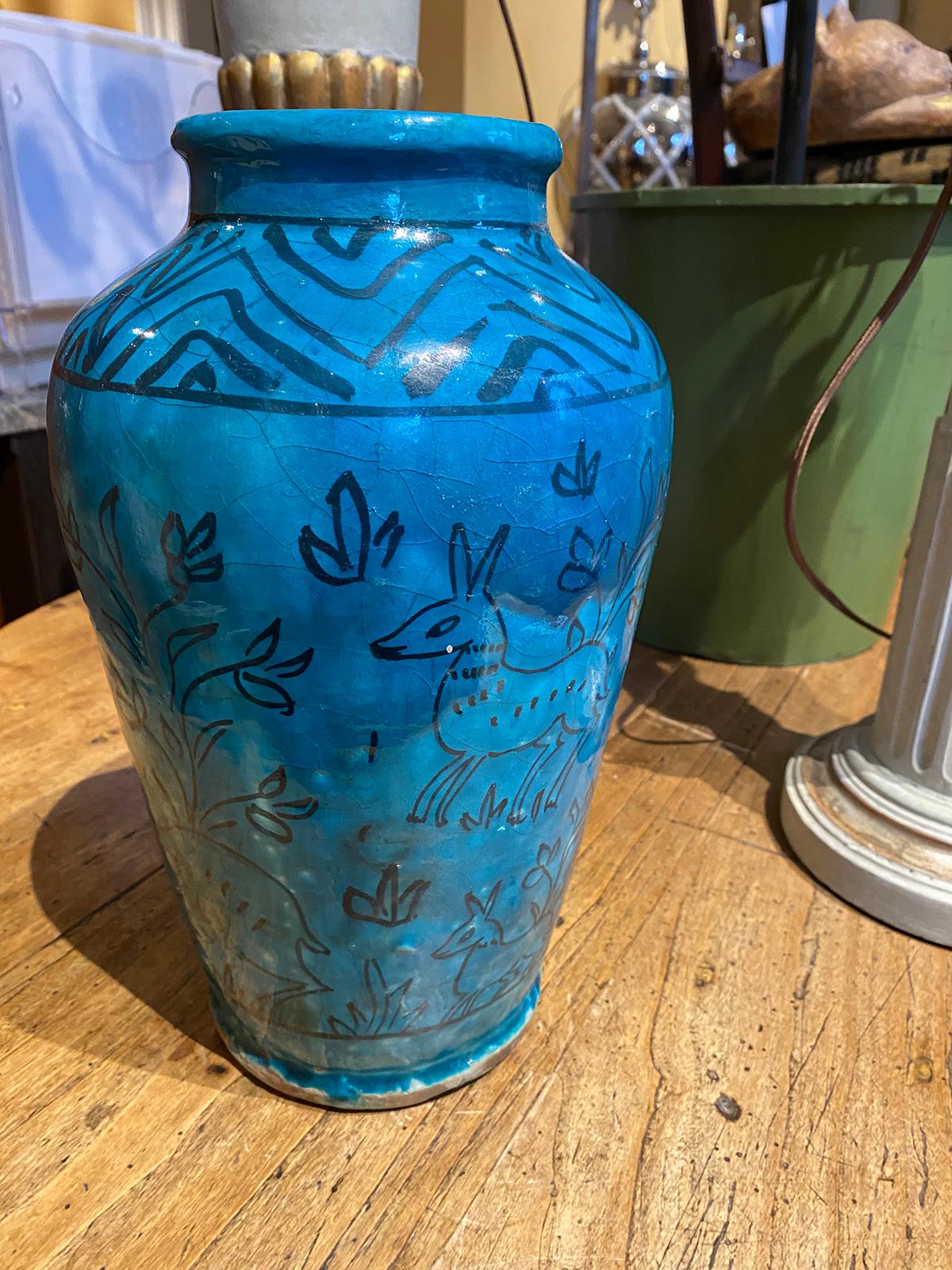 old glazed pottery