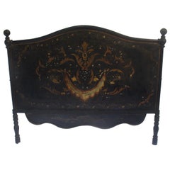 19th Antique Napoleon III Sicilian  Bed Headboard or Foot Part