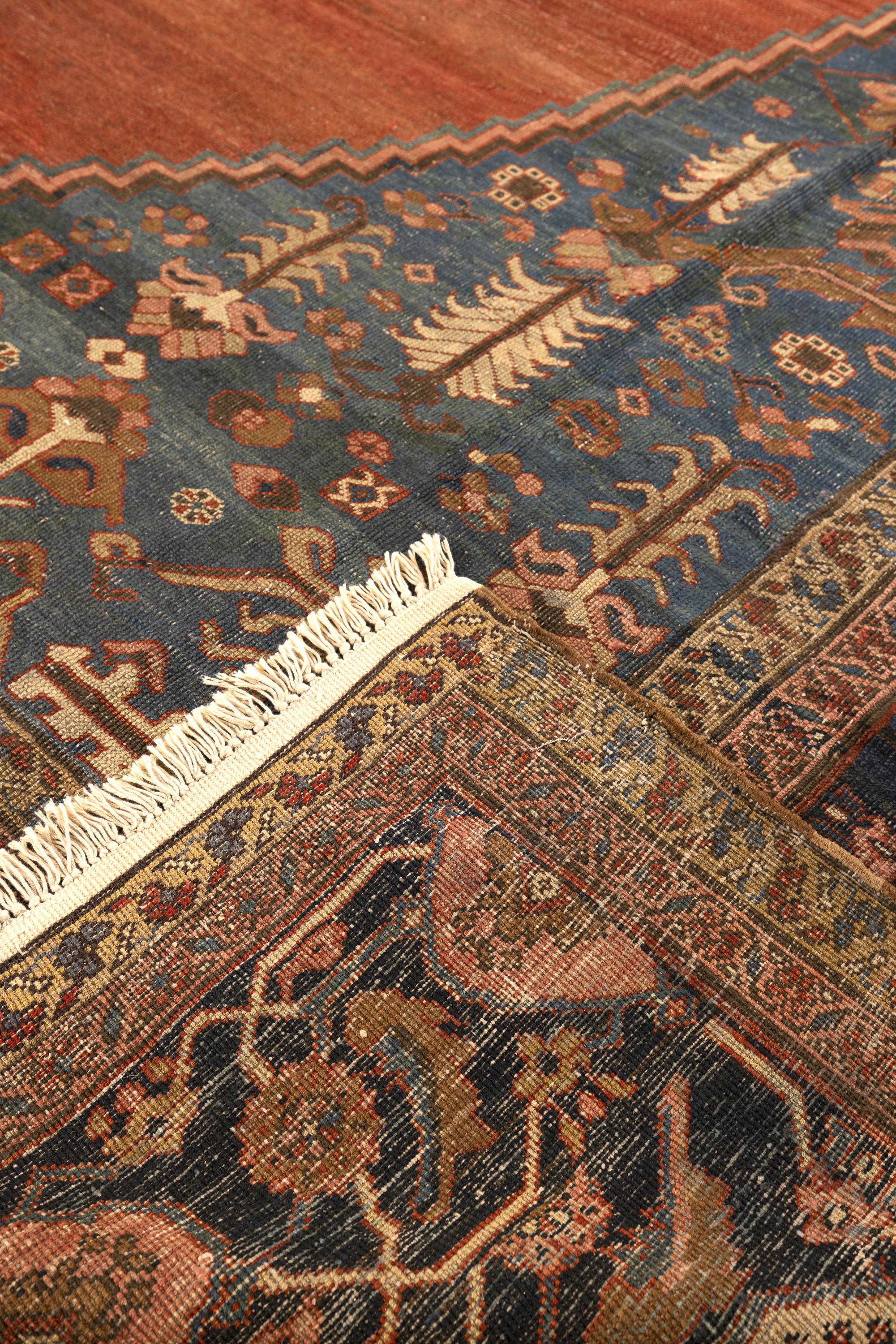 19th Century Antique Persian Serapi Palatial Size Carpet For Sale 5
