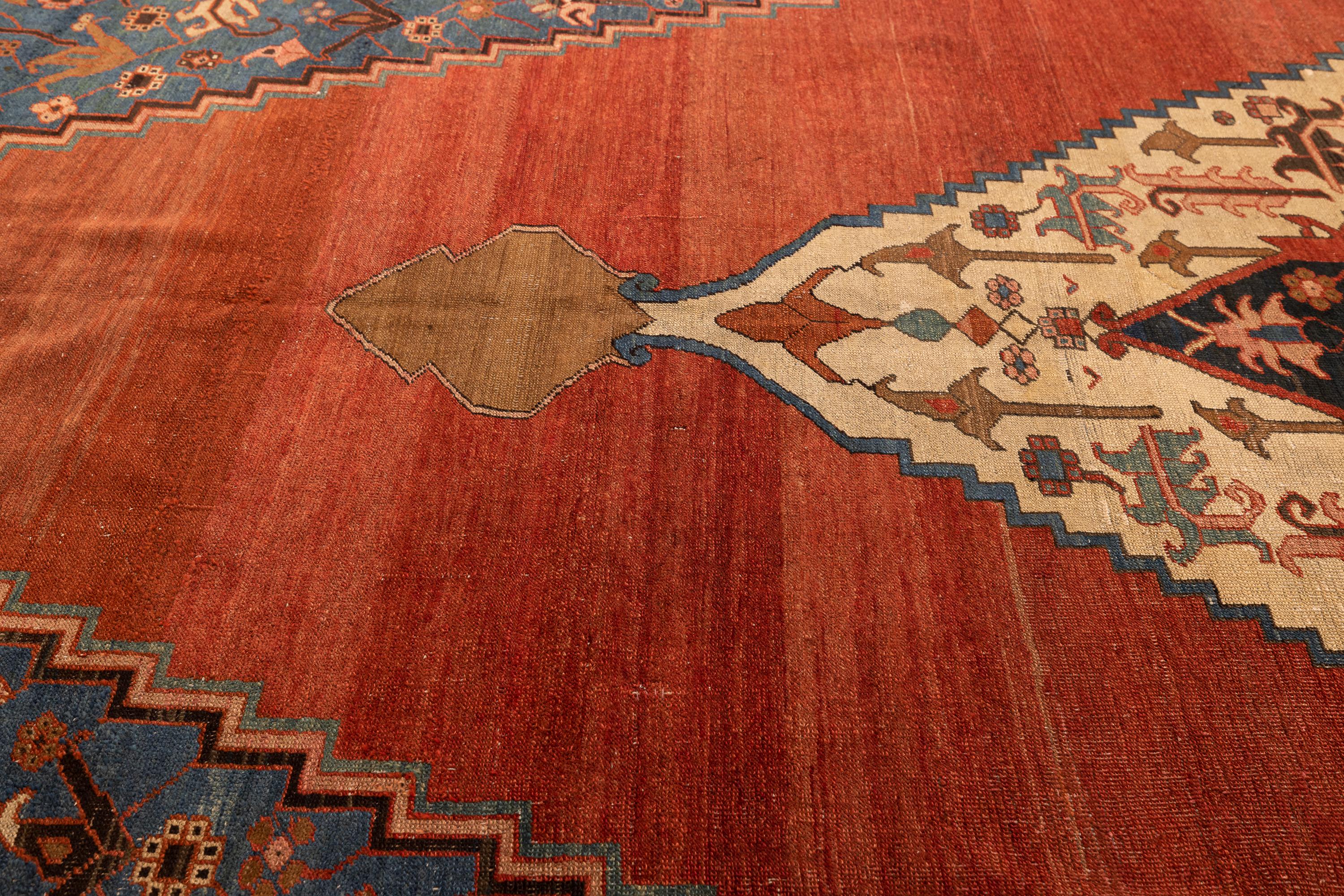 19th Century Antique Persian Serapi Palatial Size Carpet For Sale 1