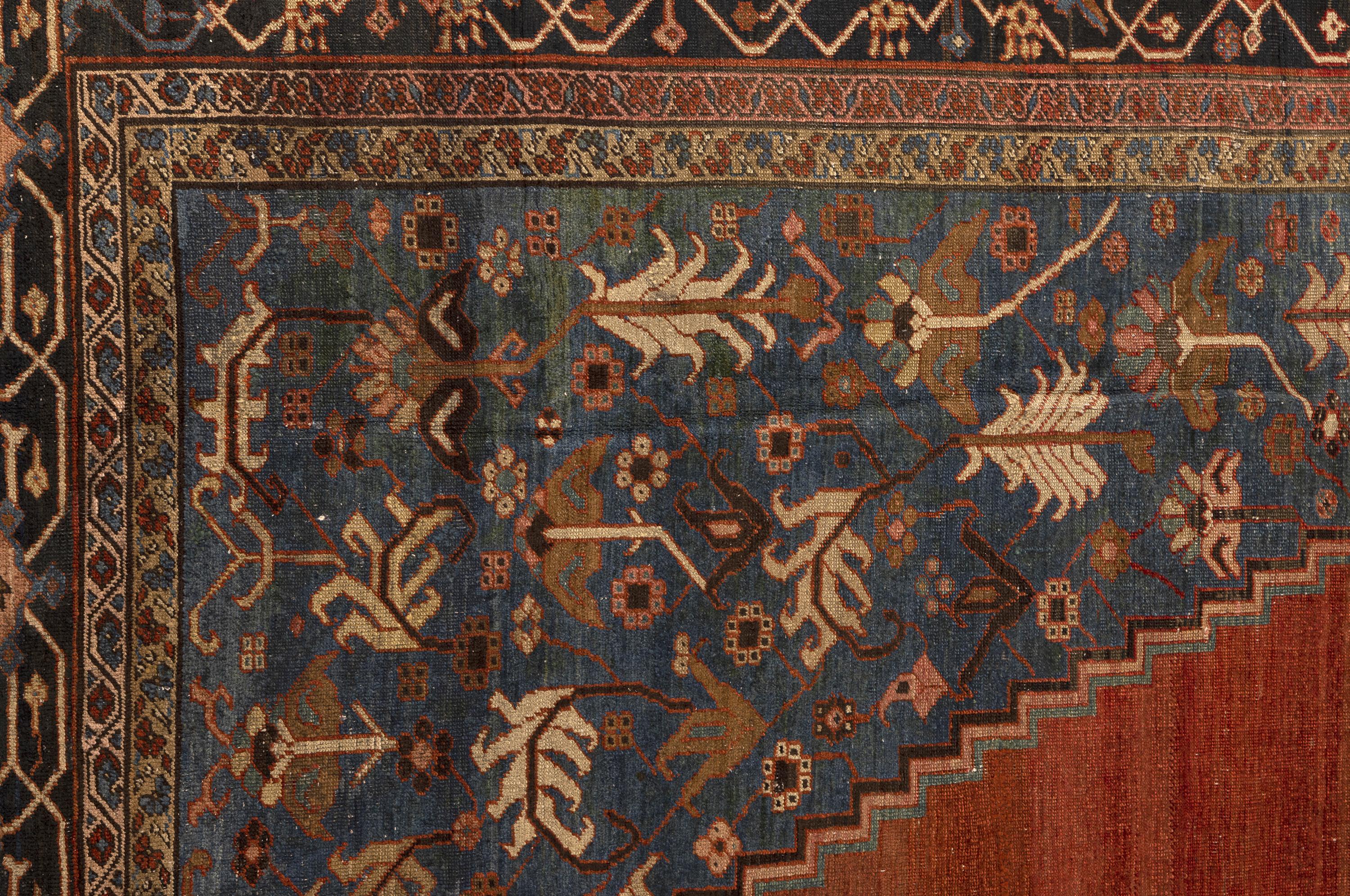 19th Century Antique Persian Serapi Palatial Size Carpet For Sale 3