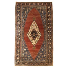 19th Antique Persian Serapi Palacial Size Carpet