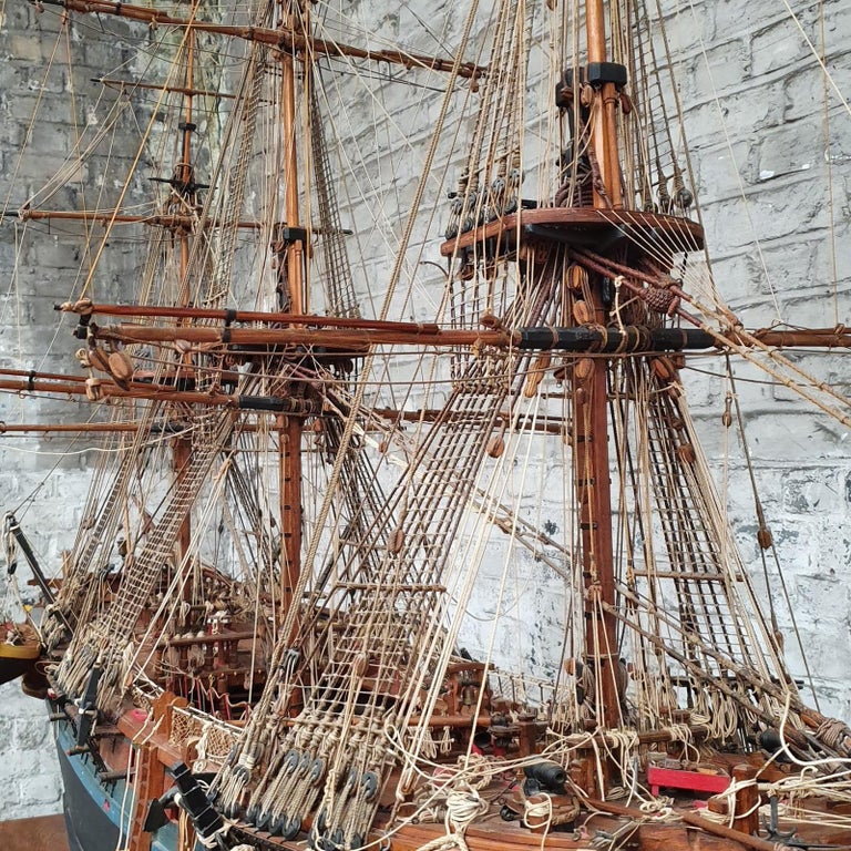 19th Century Boat Model at 1stDibs