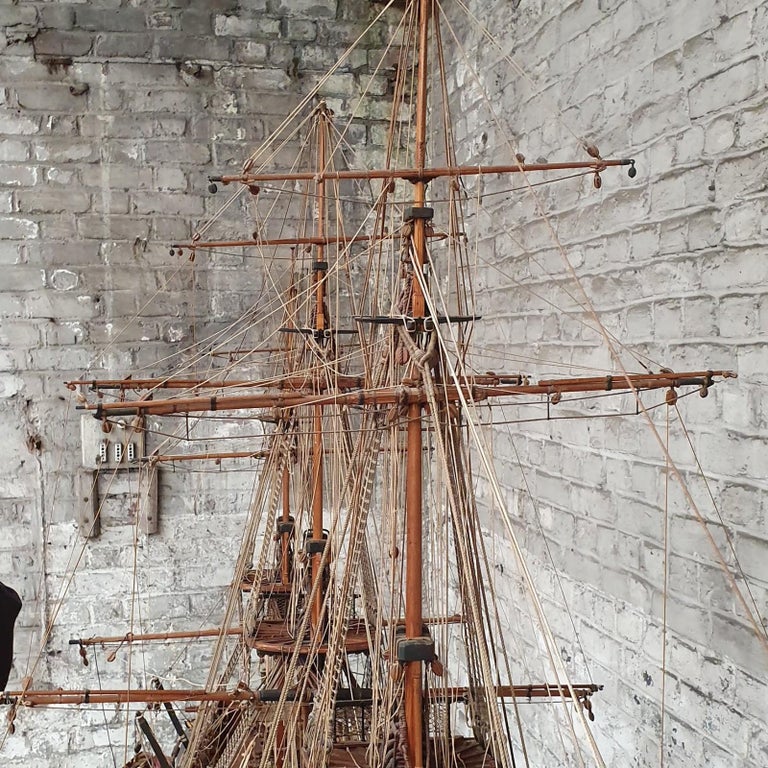 19th Century Boat Model at 1stDibs