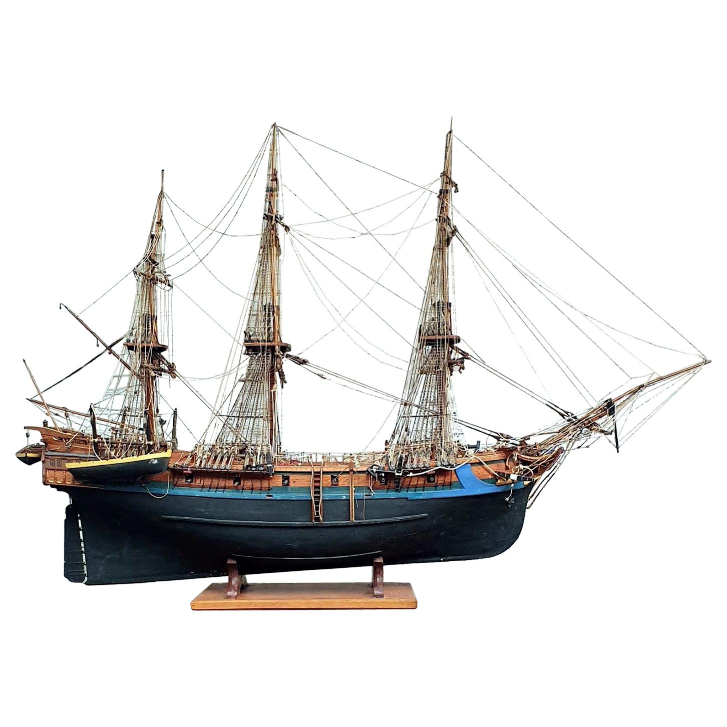 19th Century Boat Model at 1stDibs