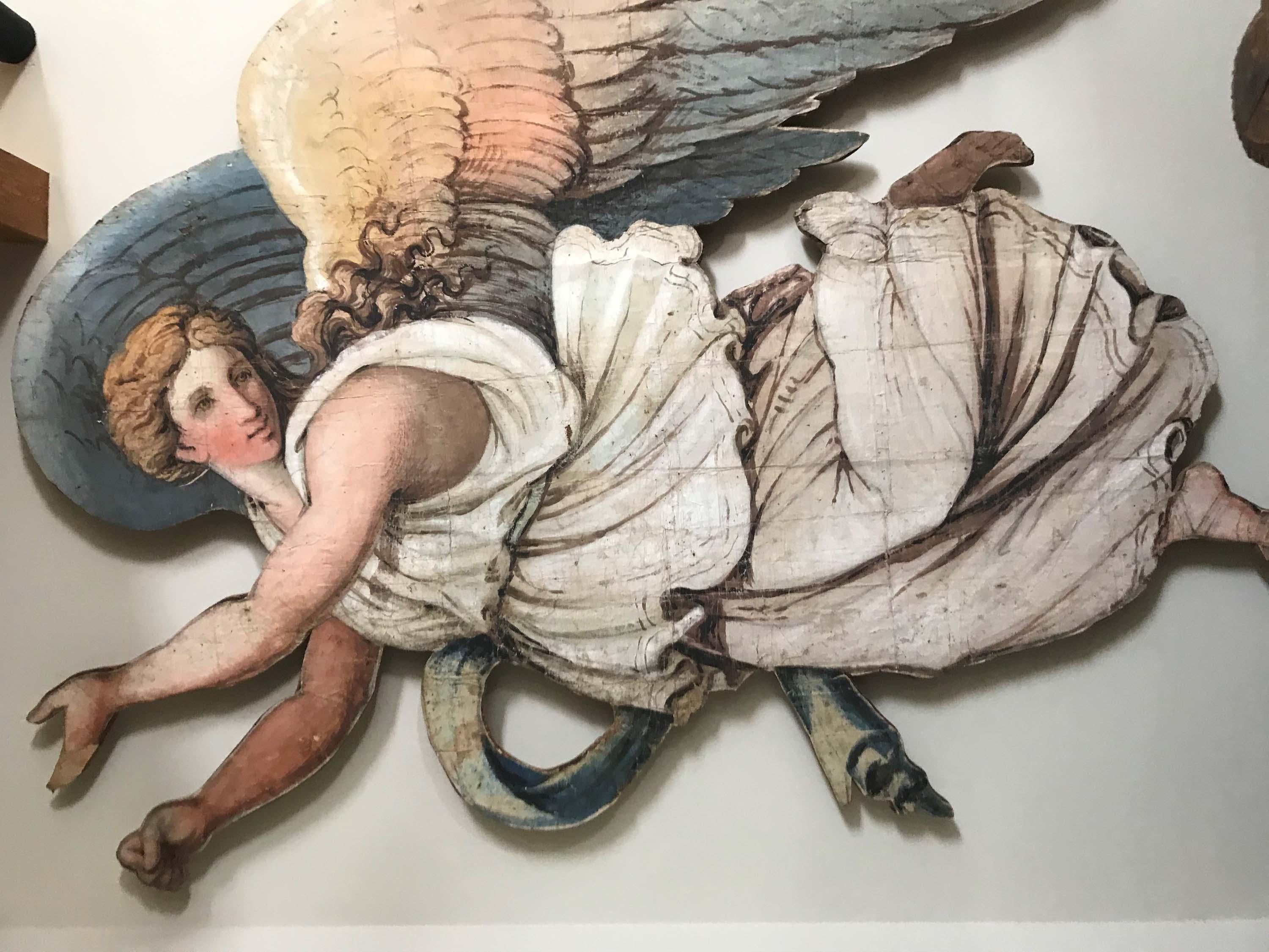 19th Century Adoring Angels, Pair 5