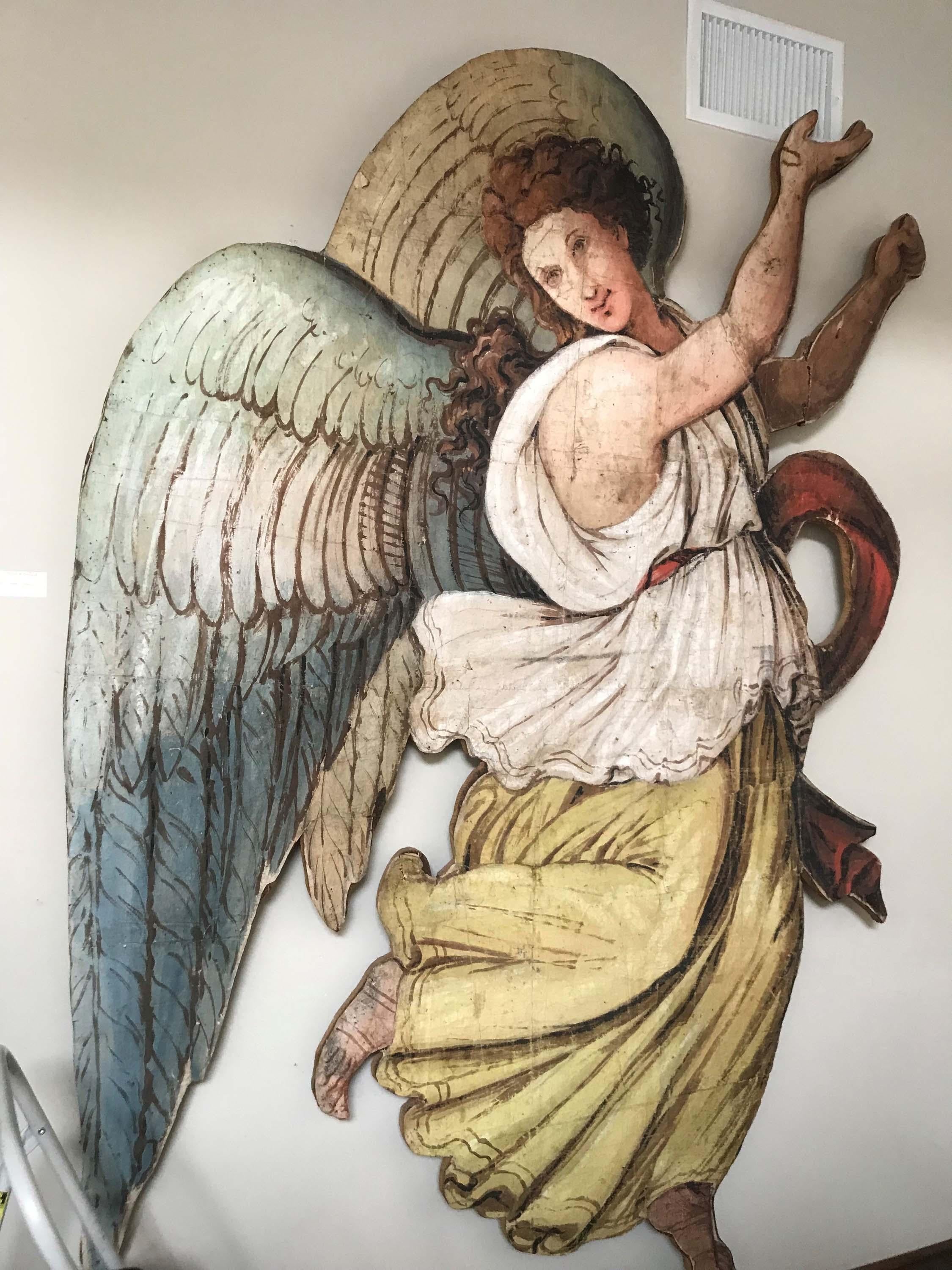 19th Century Adoring Angels, Pair 6