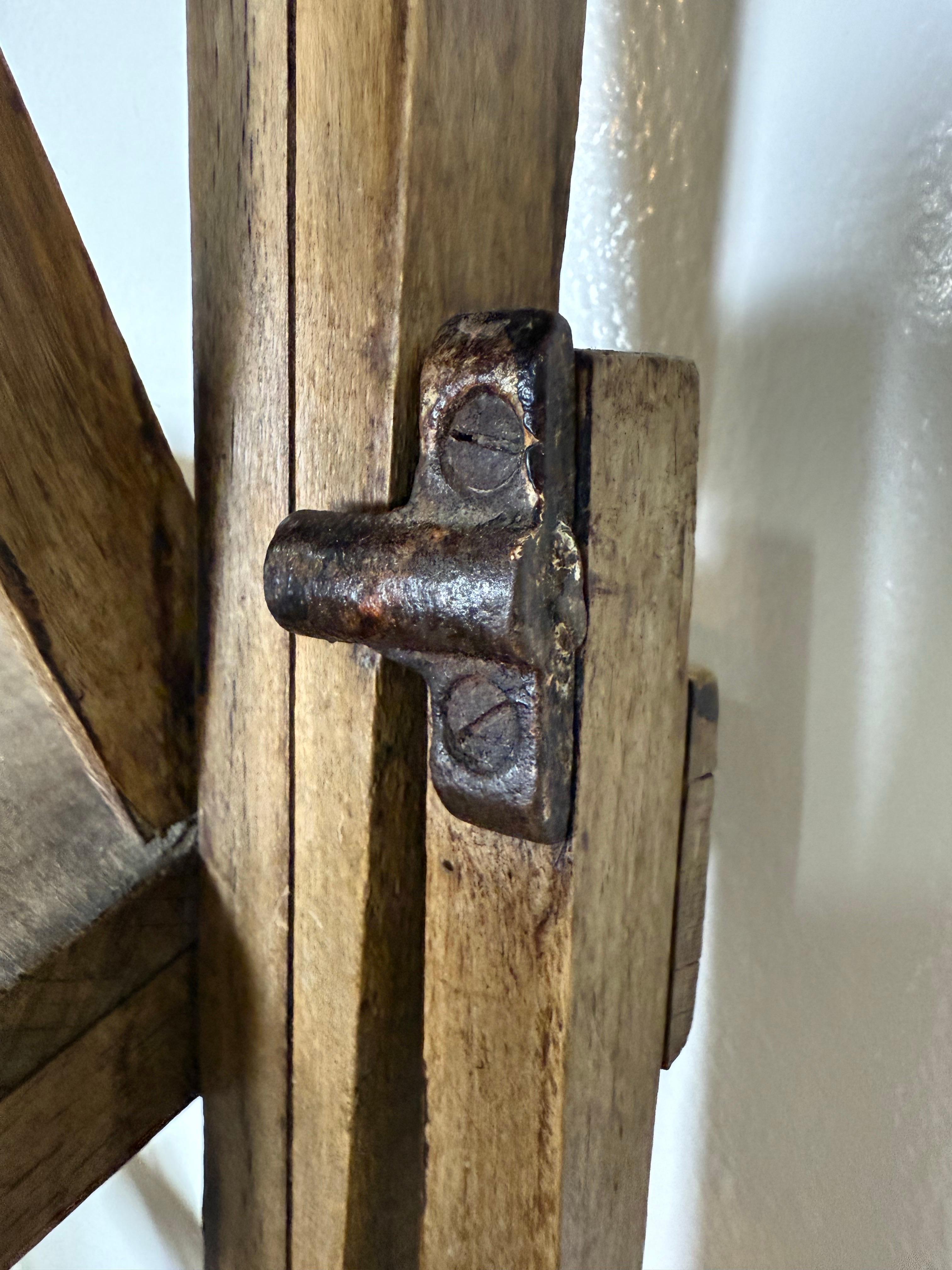19th C. A-Frame Wood Ladder 7