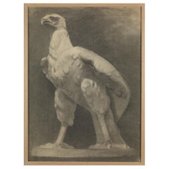 19th C, Academy Student Drawing, Pencil on Paper