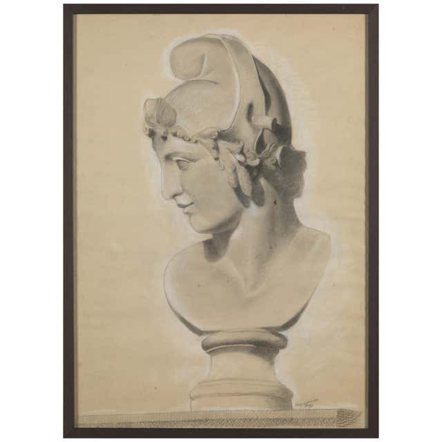 Isidore Pils - Classical Studies (recto)... - Drawing by Isidore Pils ...
