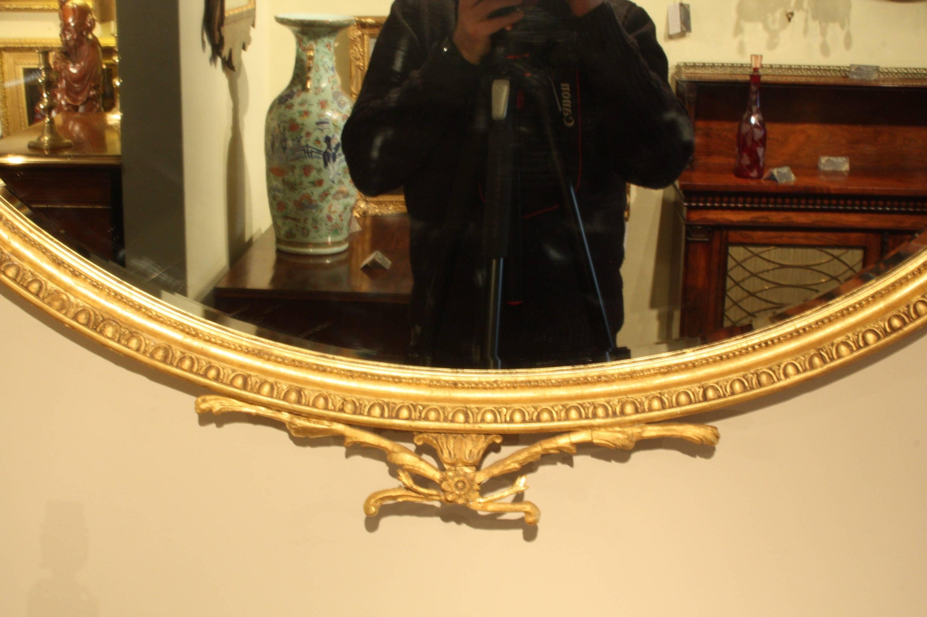 English 19th Century Adam Style Mirror