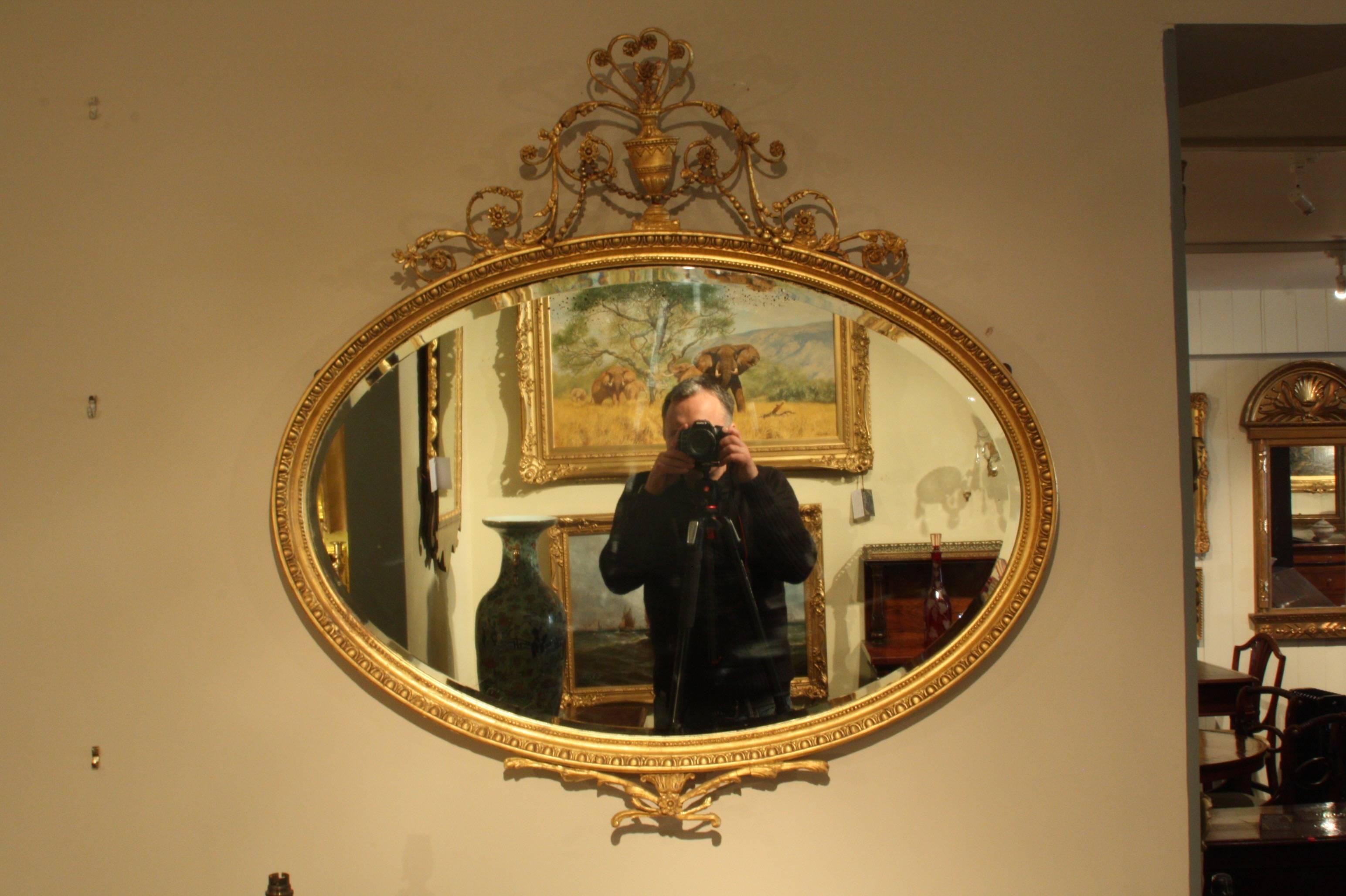 Late 19th Century 19th Century Adam Style Mirror