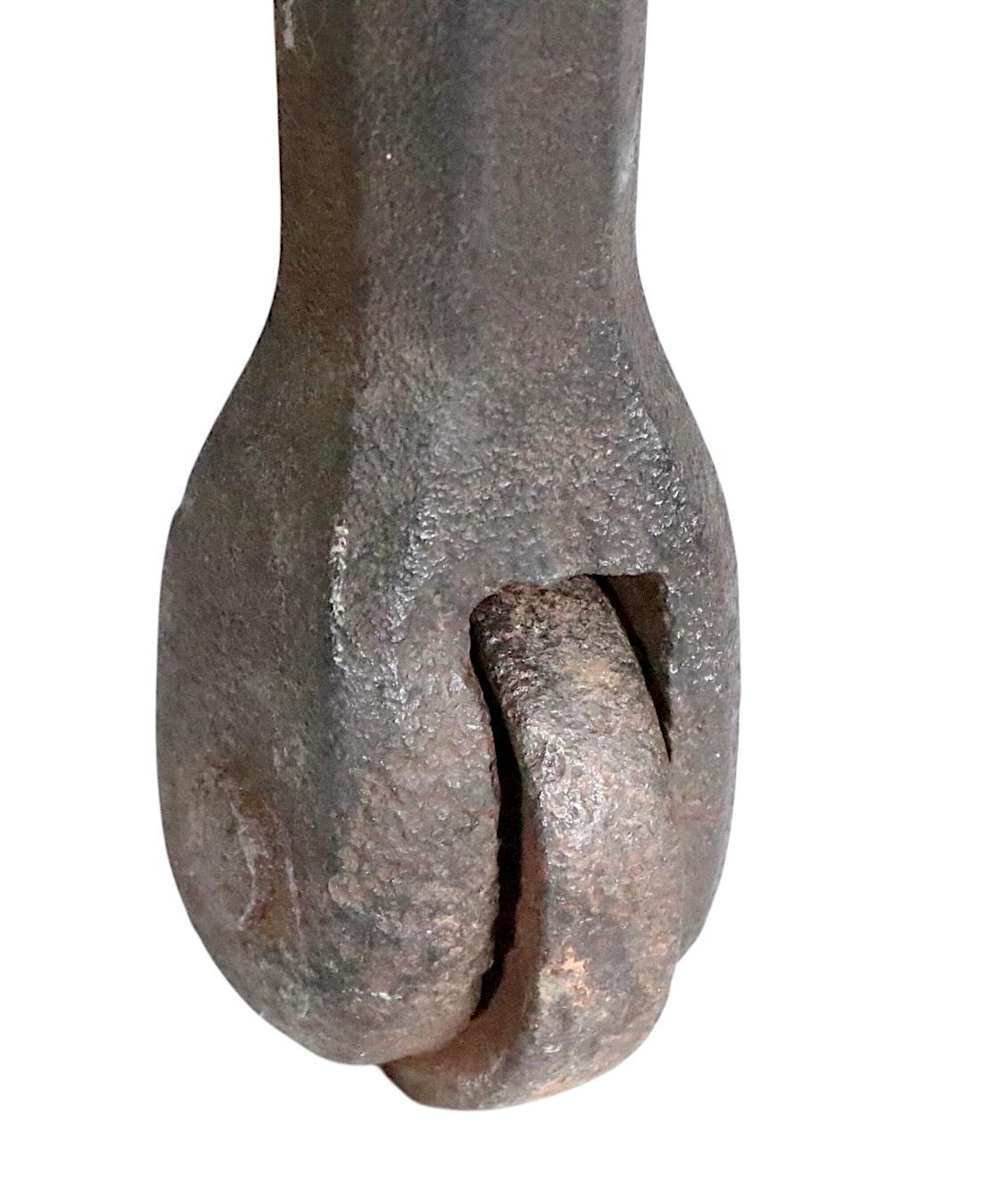 19th C Aesthetic Movement Fireplace Cast Iron Grate after Christopher Dresser For Sale 3