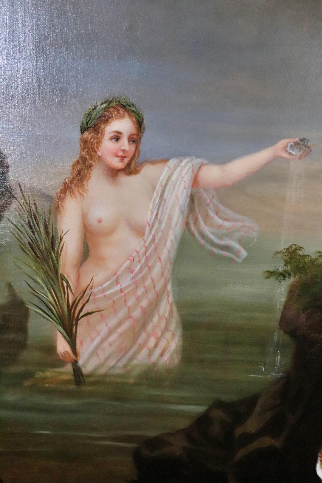 Late 19th Century 19th C Allegorical Painting 