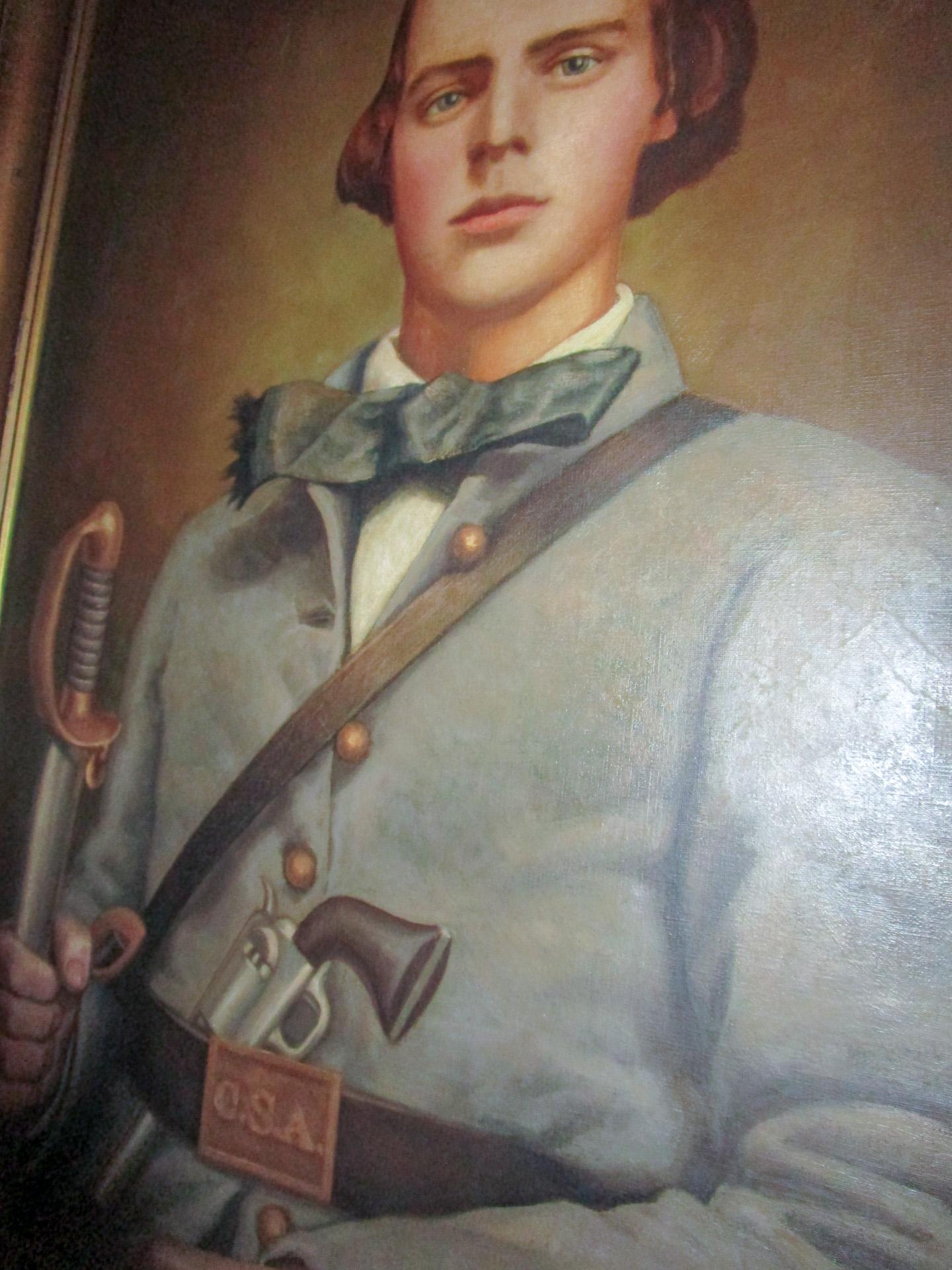 civil war soldier painting