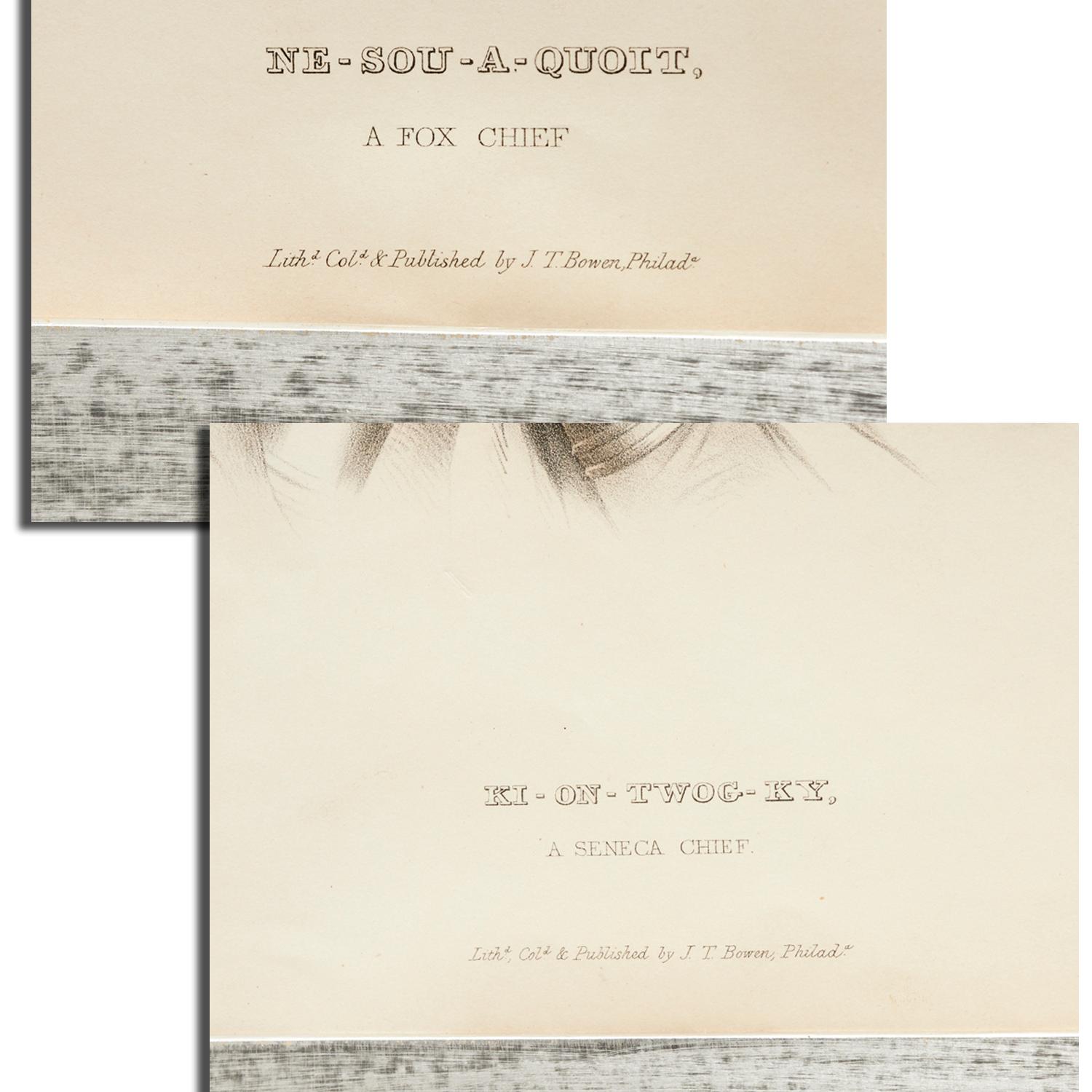 Litografías y grabados americanos y europeos del siglo XIX Feat. Nativos americanos Temas Estadounidense en venta