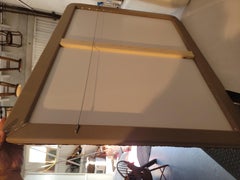 19th C American Flag and Stars Hand Hooked Rug