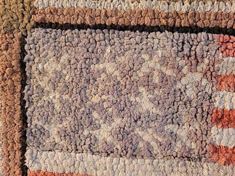 Flag Rugs 19th C American Flag and Stars Hand Hooked Rug For Sale at 1stDibs ...