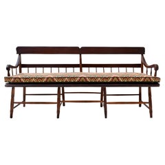 19th C. American Pennsylvania Farmhouse Windsor Bench