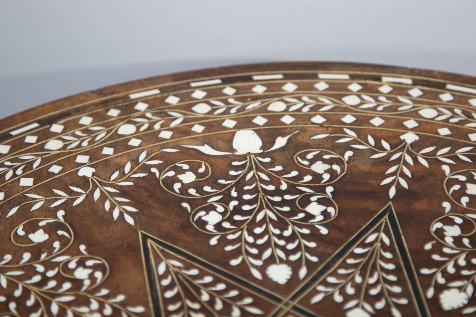 19th C. Anglo Indian Mughal Side Table 2