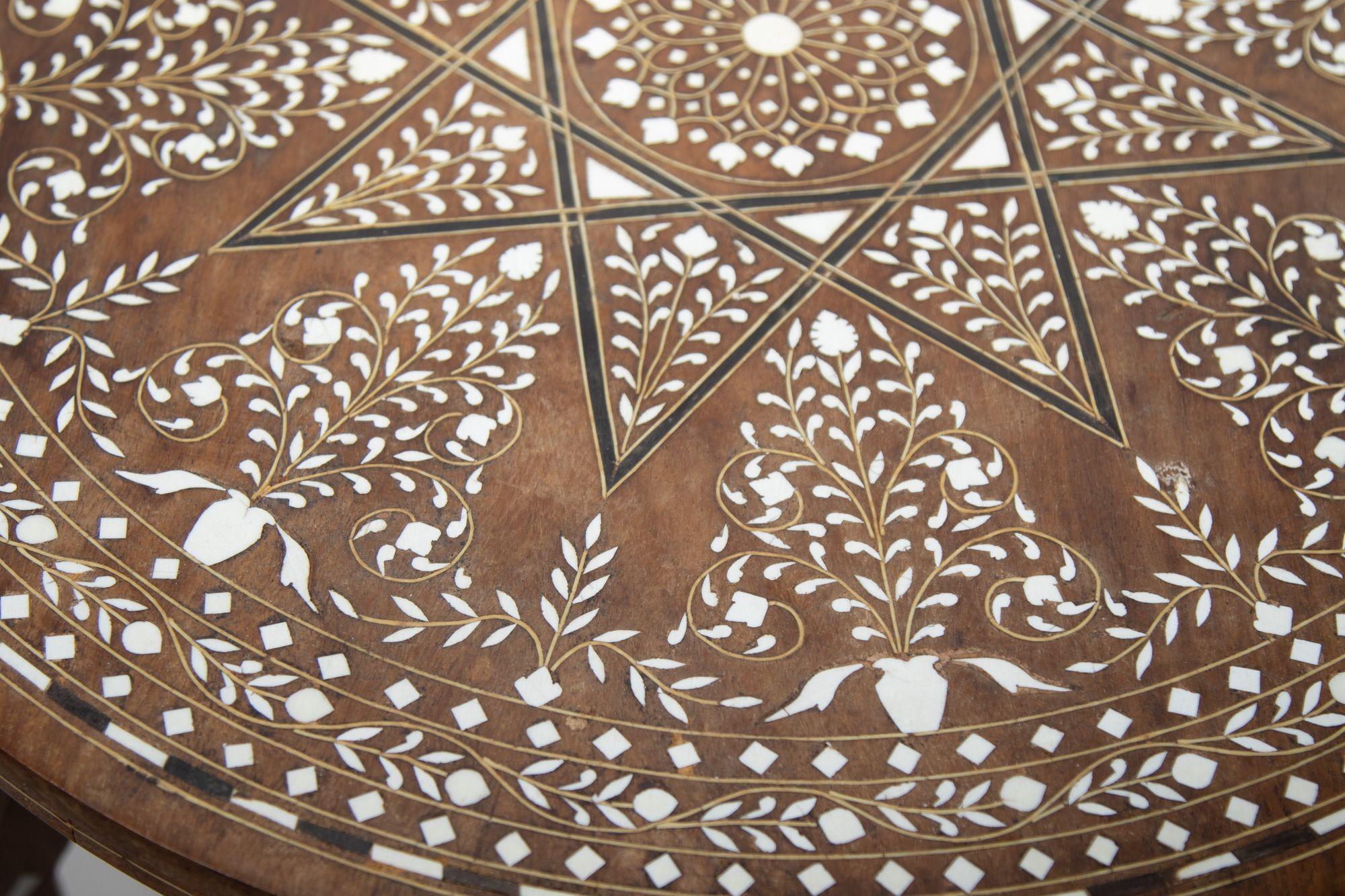 19th C. Anglo Indian Mughal Side Table 4