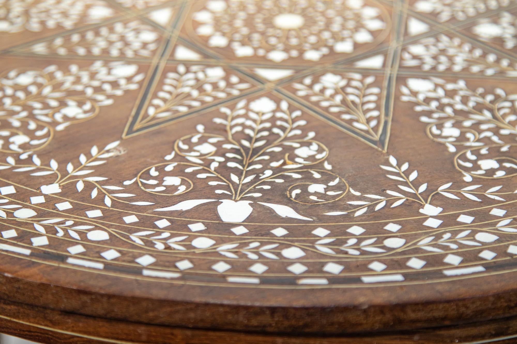 19th C. Anglo Indian Mughal Side Table 7