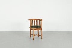 19th C. Anglo-Indian Tub Chair with House of Hackney Velvet Seat