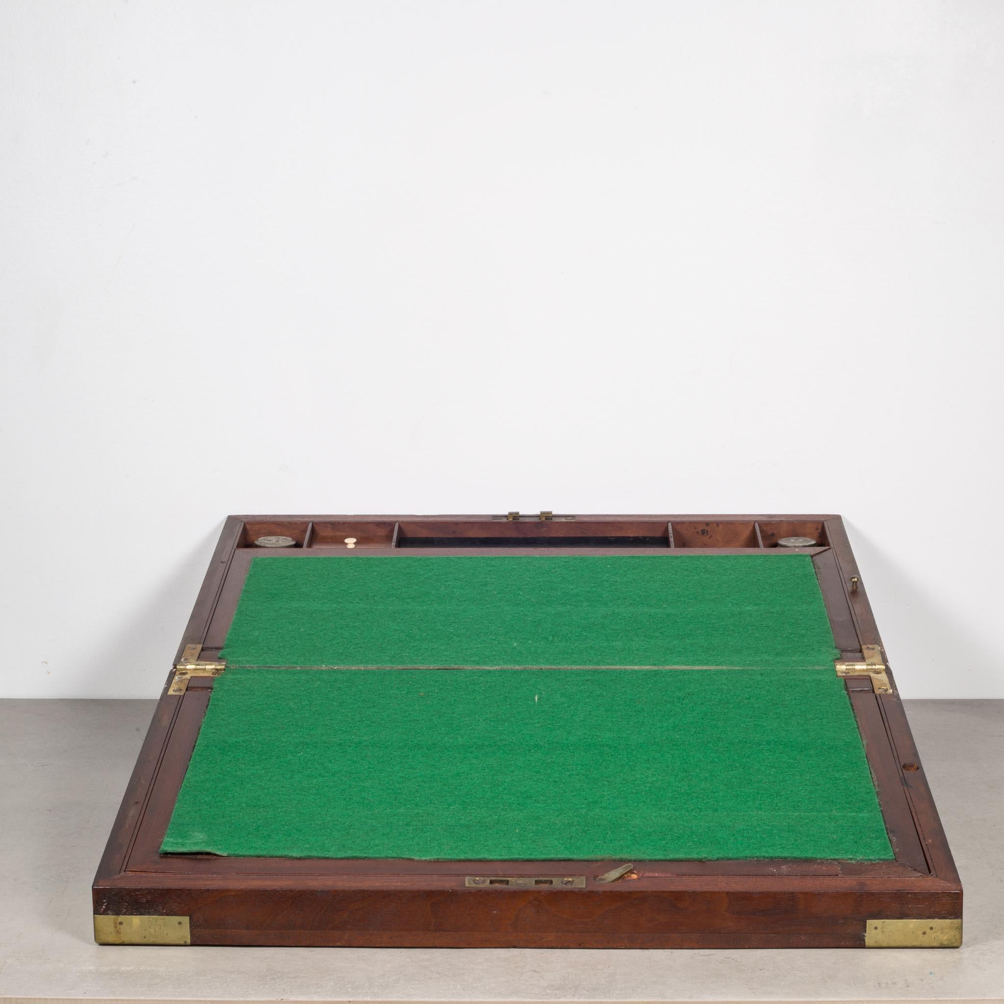 19th Century Antique Mahogany Writing Slope Desk, circa 1850 2