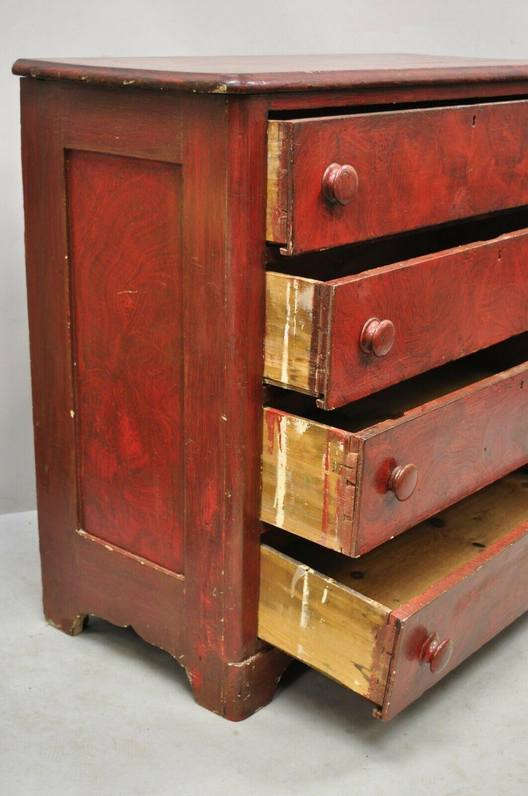 primitive chest of drawers