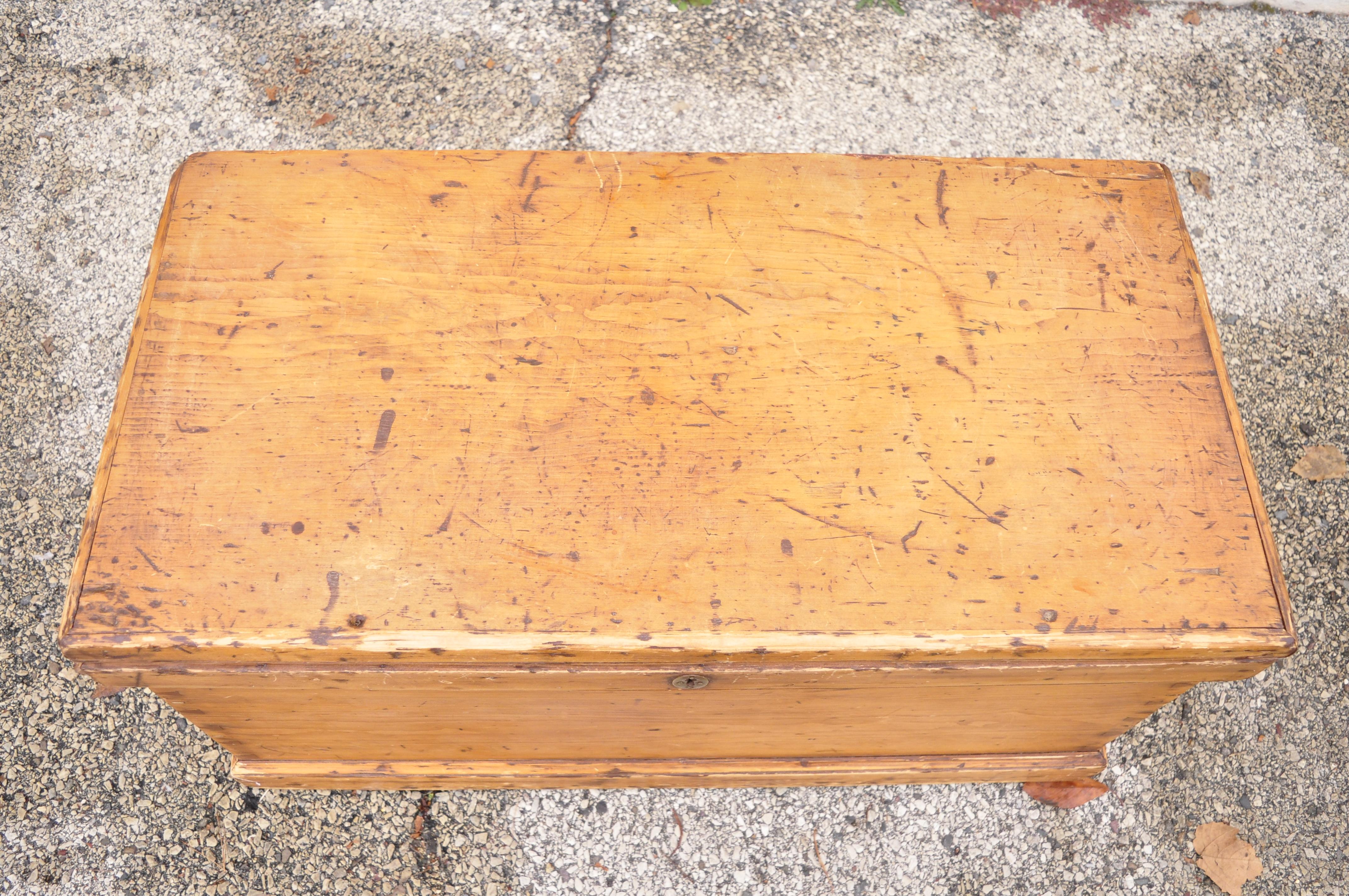 rustic blanket chest