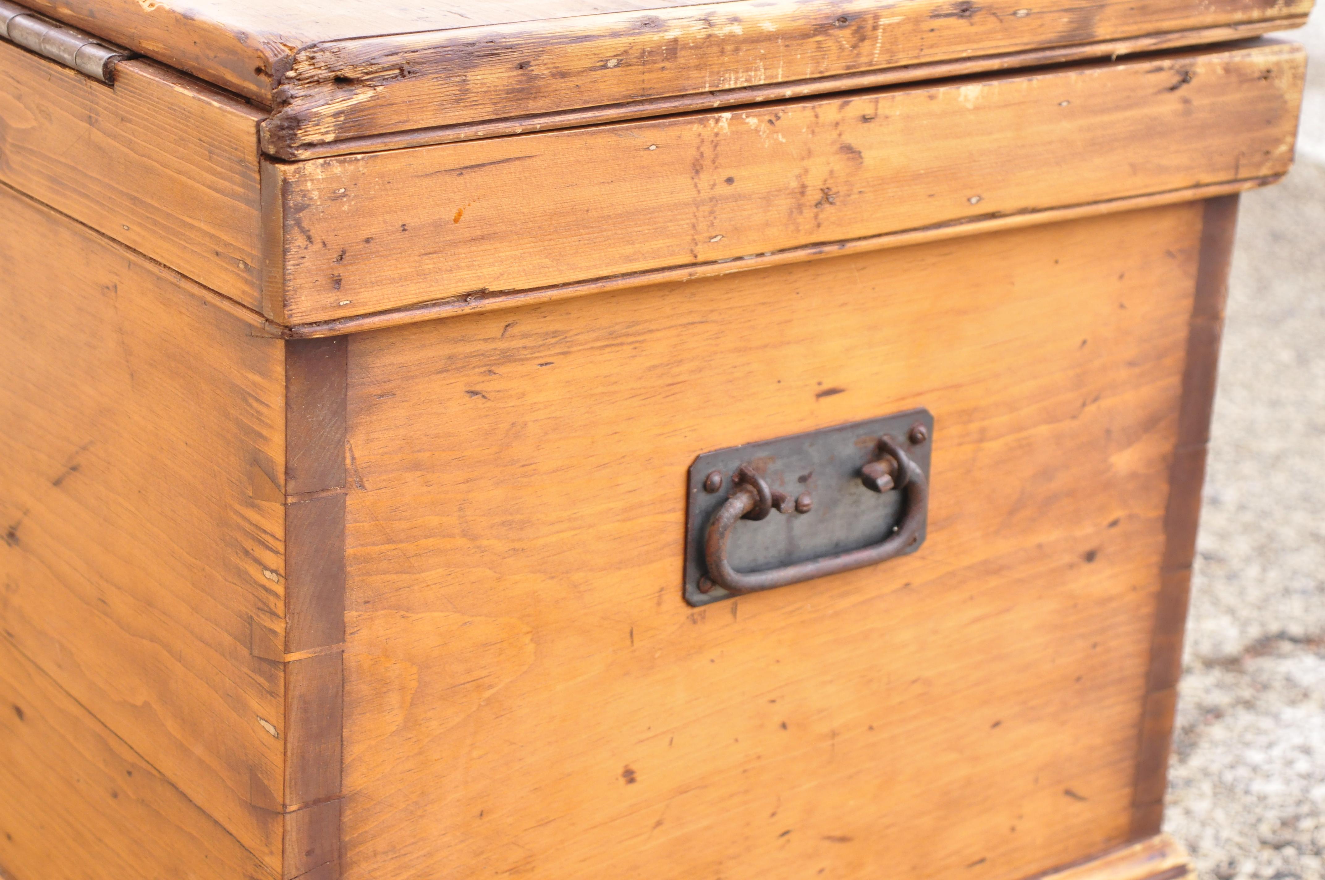 wooden chest trunk