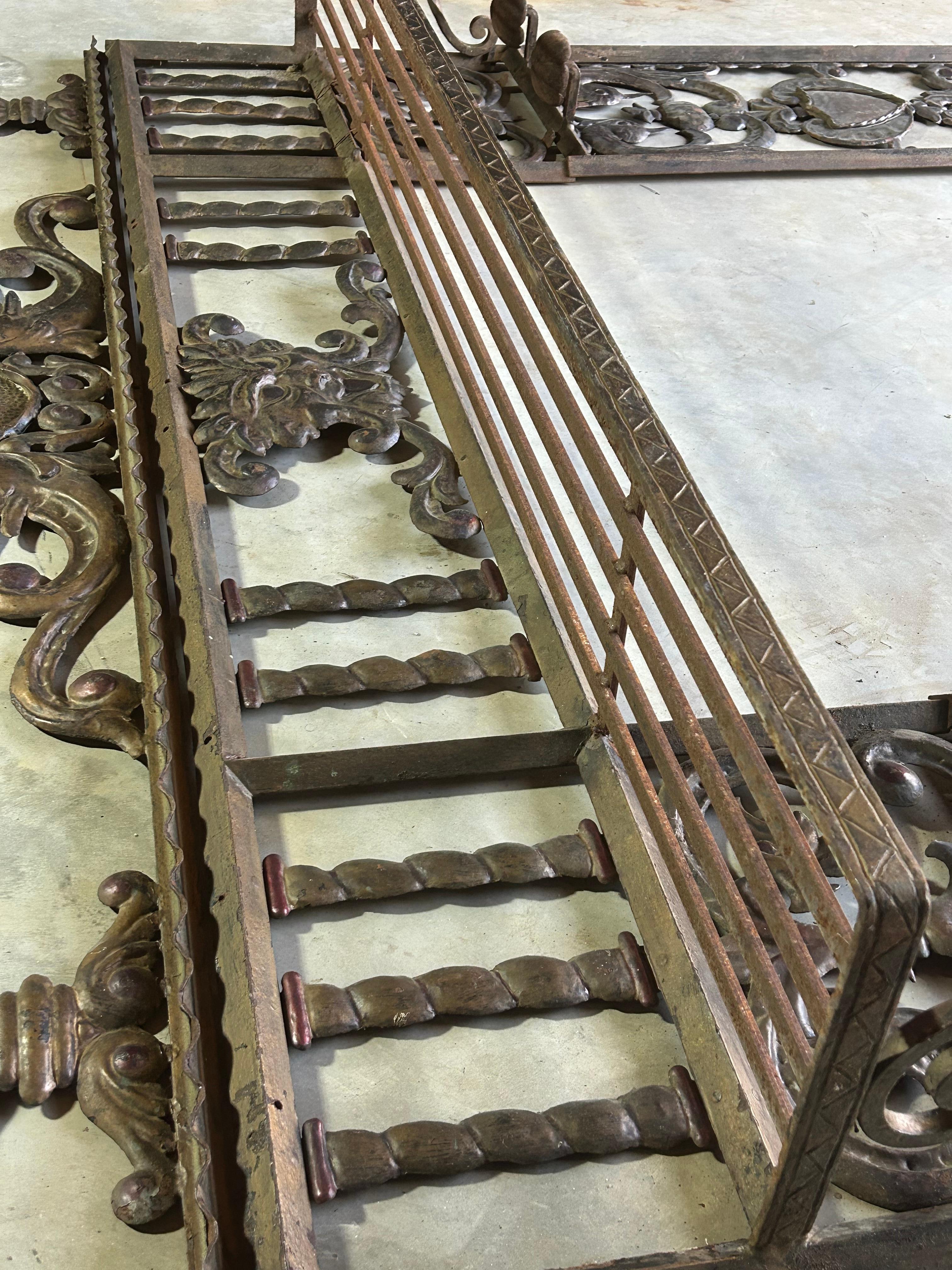19th c Architectural Entranceway Coat Rack For Sale 7