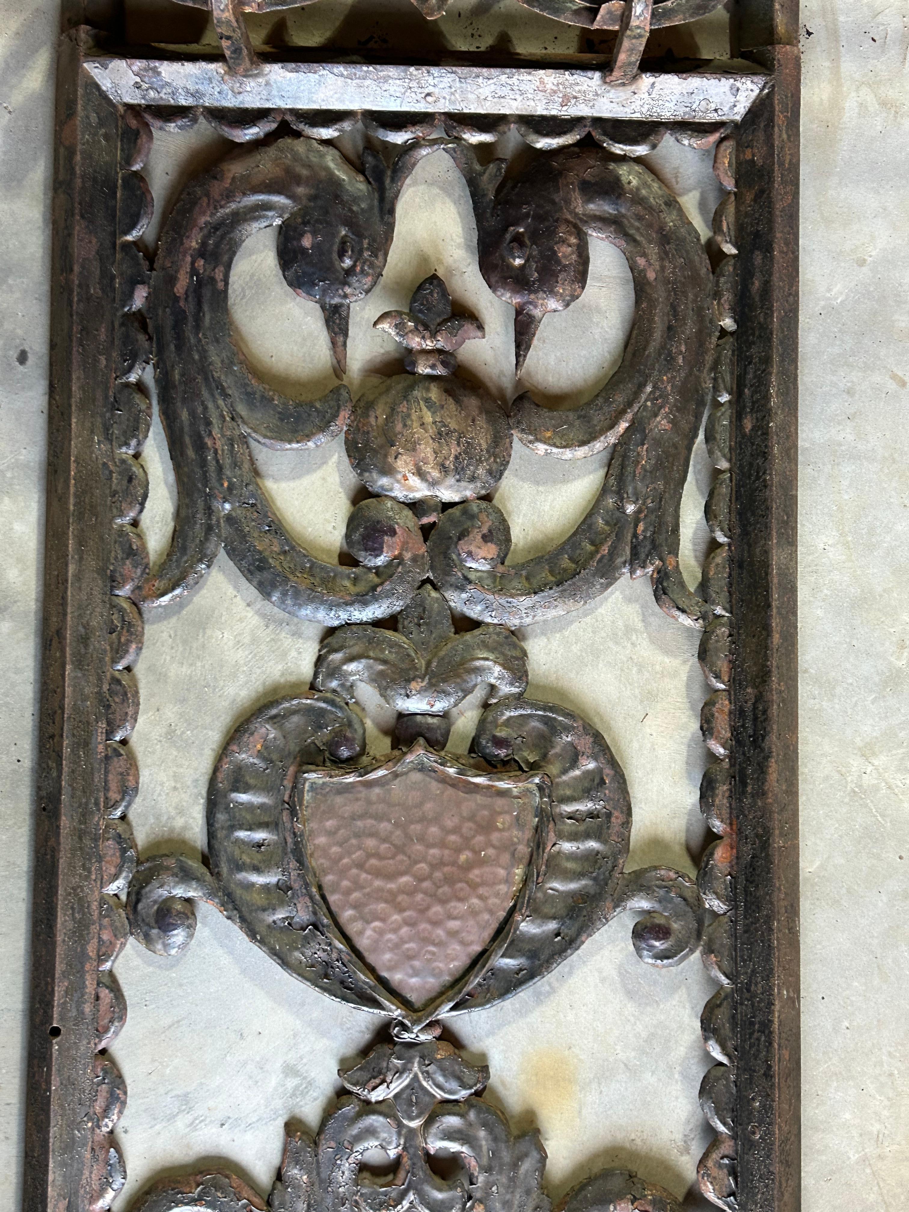 French 19th c Architectural Entranceway Coat Rack For Sale